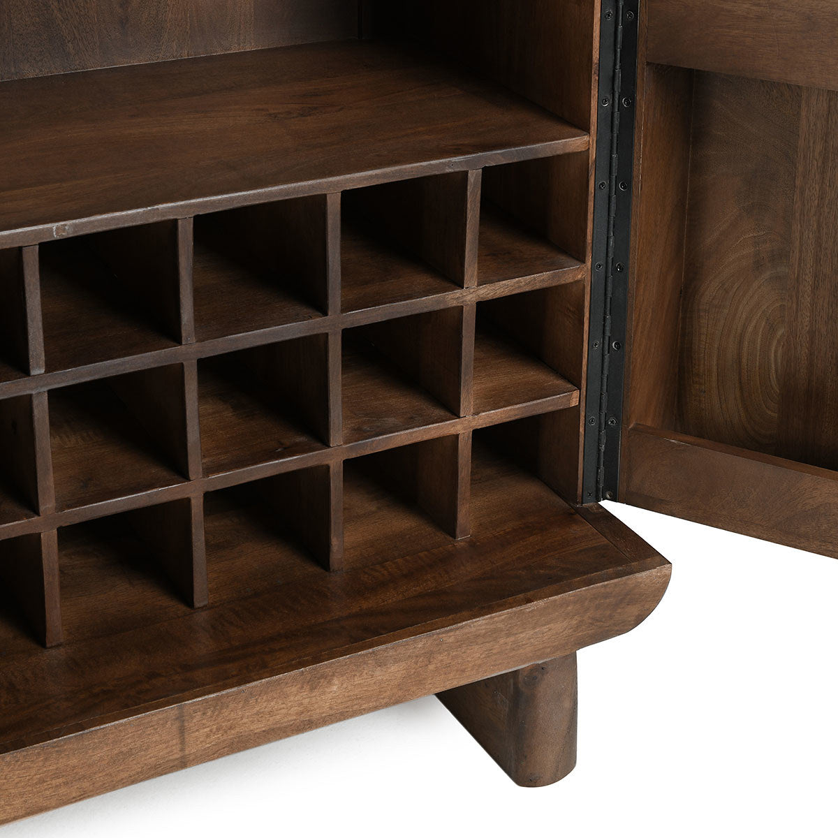 Artisan Brown Mango Wood Bar & Wine Storage Holmes Bar Cabinet Collection