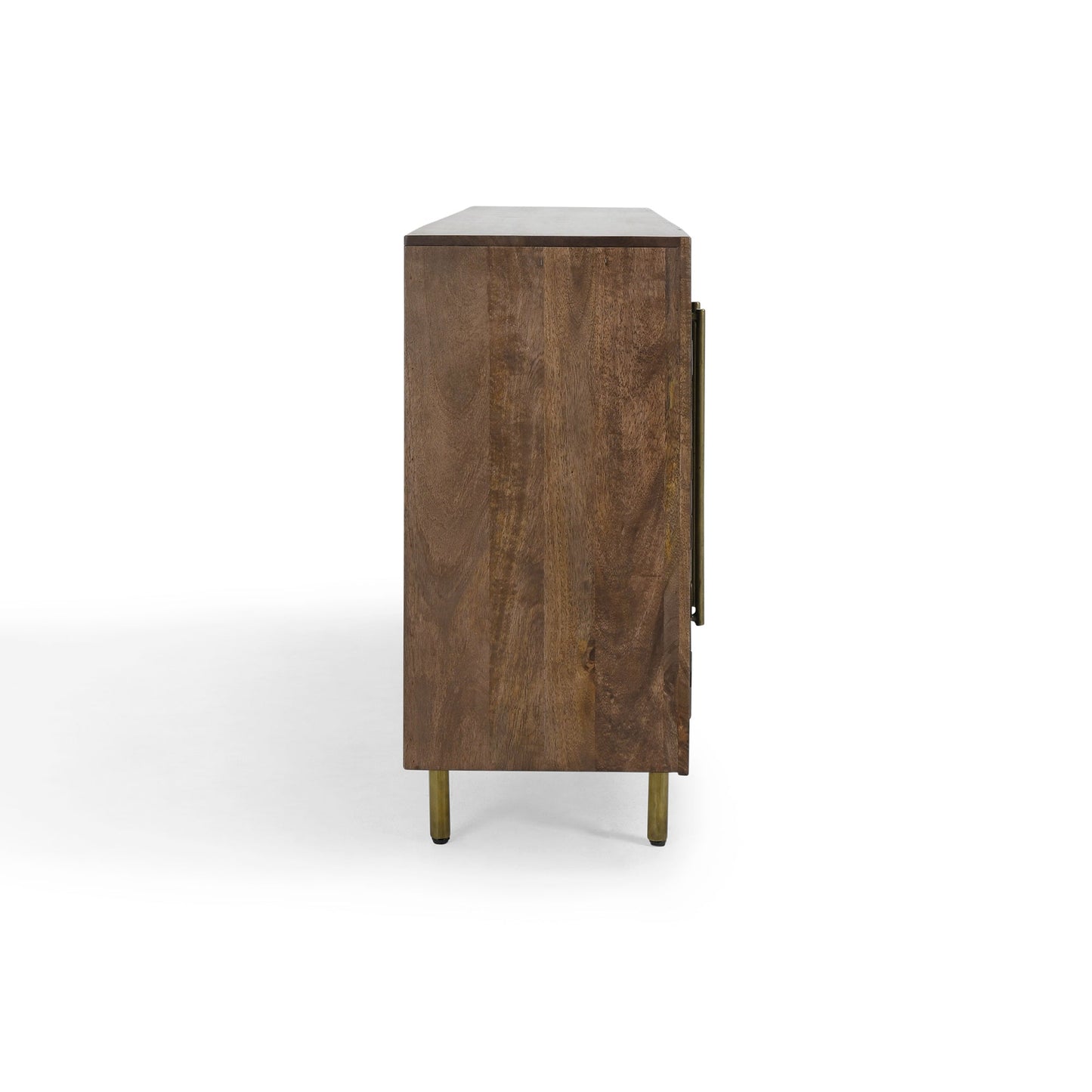 Bark Brown Mango Wood Buffets & Cabinet Norwood Four-Door Buffet Collection