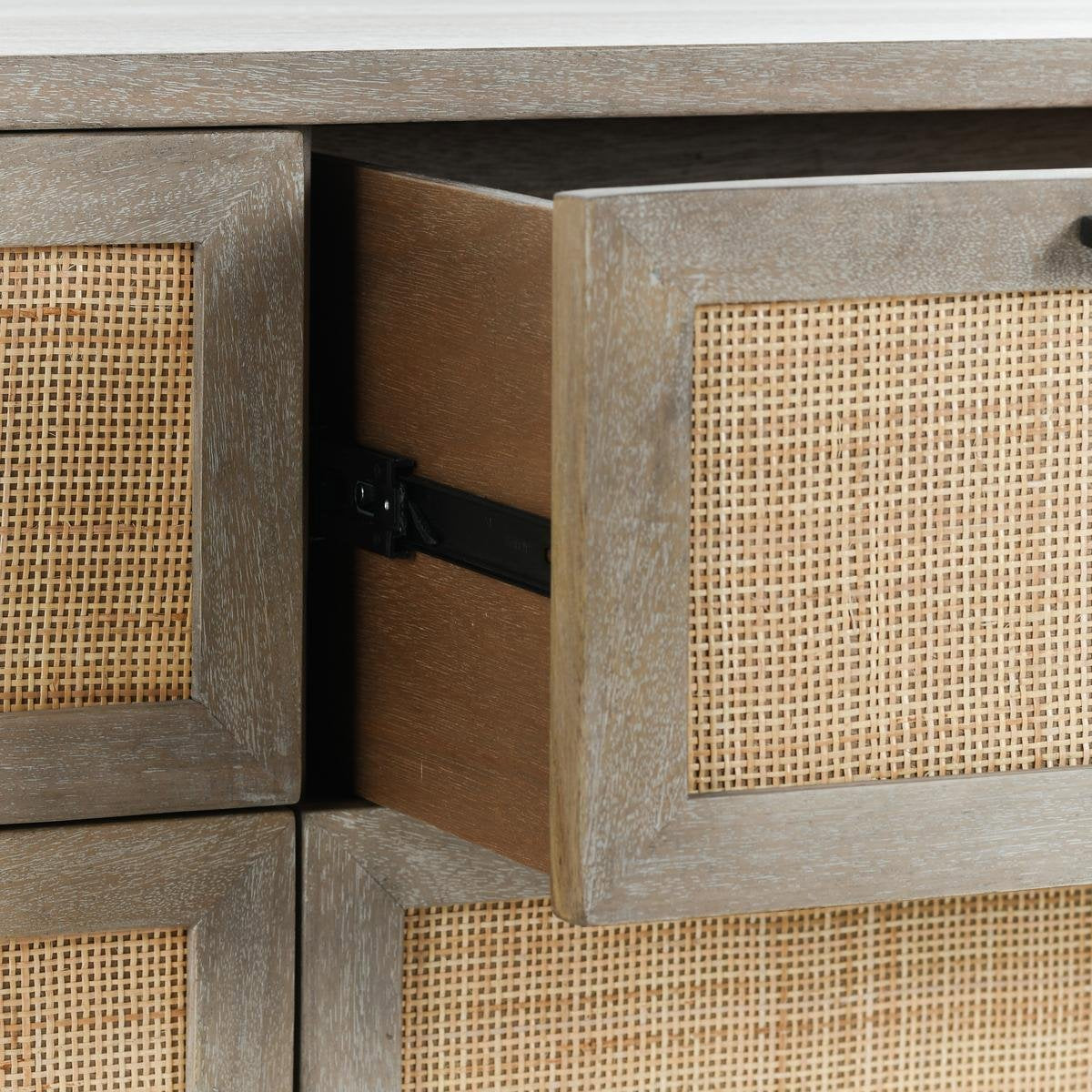 Meadow Taupe Mango Wood Dresser Jensen Six-Drawer Dresser Collection