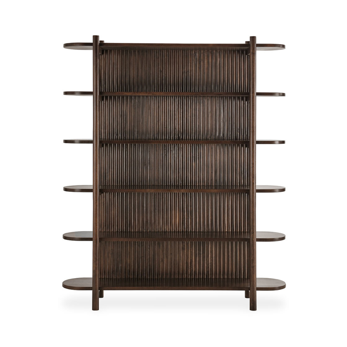 Bark Brown Mango Wood Bookcase Redford Bookcase Collection