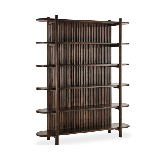 Bark Brown Mango Wood Bookcase Redford Bookcase Collection