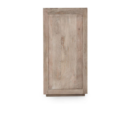 Meadow Taupe Mango Wood Buffets & Cabinet Jensen Four-Door Cabinet Collection