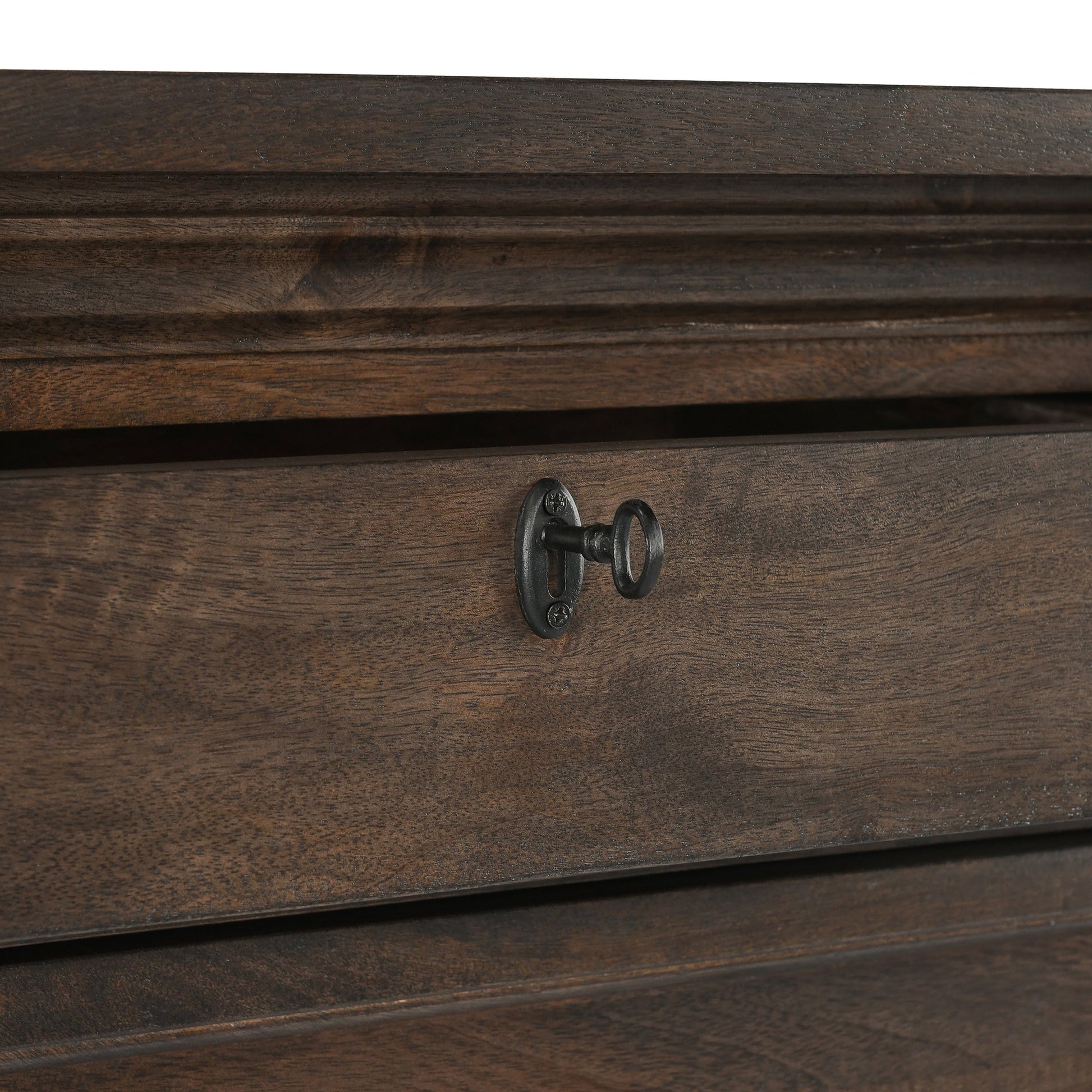 Cocoa Brown Mango Wood Chest Adelaide Six-Drawer Chest Collection