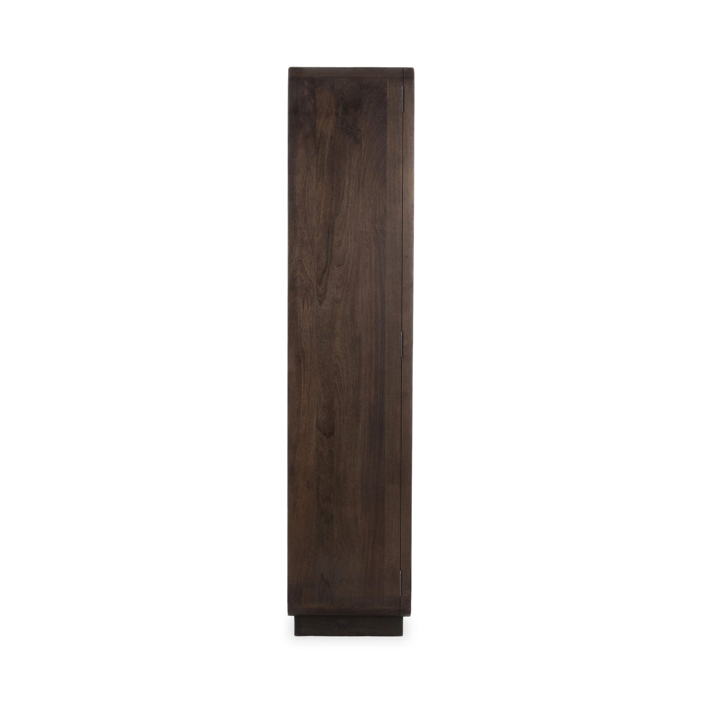 Dark Brown Mango Wood Display Cabinet Rogers Display Cabinet Collection