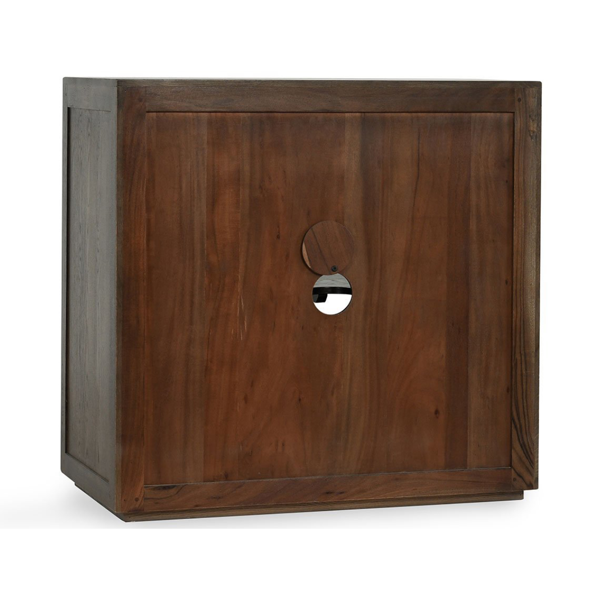 Landmark Brown Oak Wood Buffets & Cabinet Bradley Two-Door Cabinet Collection