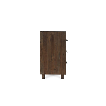 Harvest Brown Acacia Wood Dresser Jaxon Nine-Drawer Dresser Collection