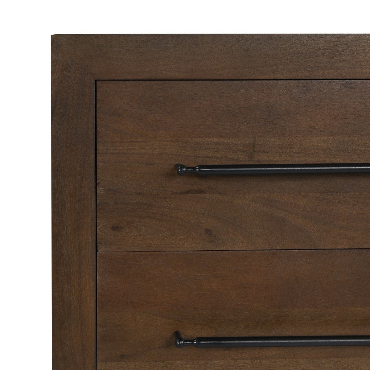 Harvest Brown Acacia Wood Dresser Jaxon Nine-Drawer Dresser Collection