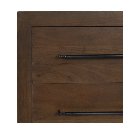 Harvest Brown Acacia Wood Dresser Jaxon Nine-Drawer Dresser Collection