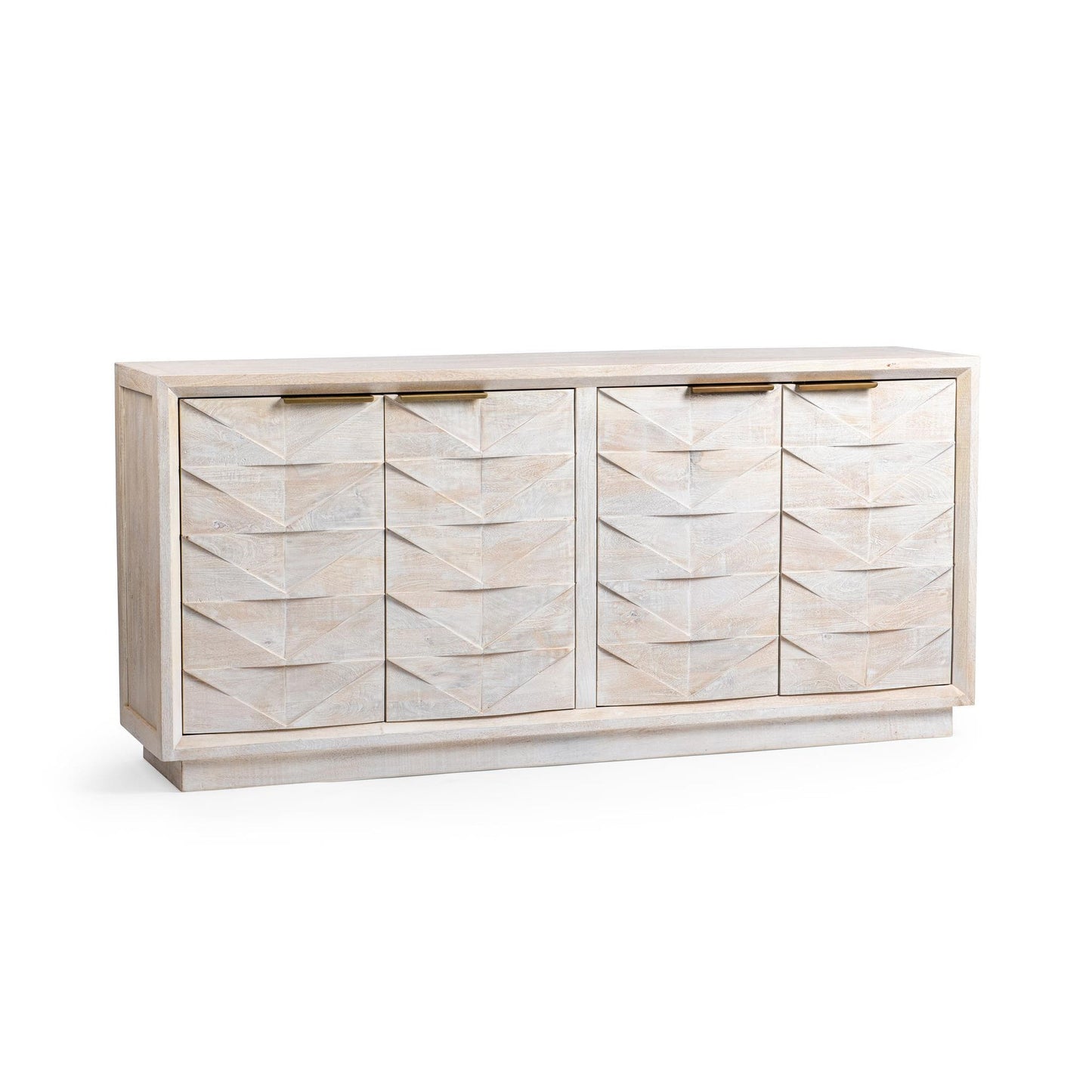 Cream Mango Wood Buffets & Cabinet Marvin Four-Door Buffet Collection