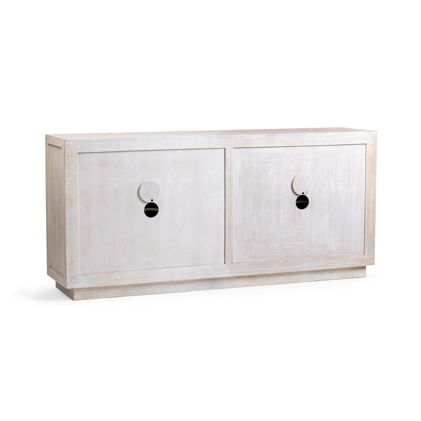 Cream Mango Wood Buffets & Cabinet Marvin Four-Door Buffet Collection