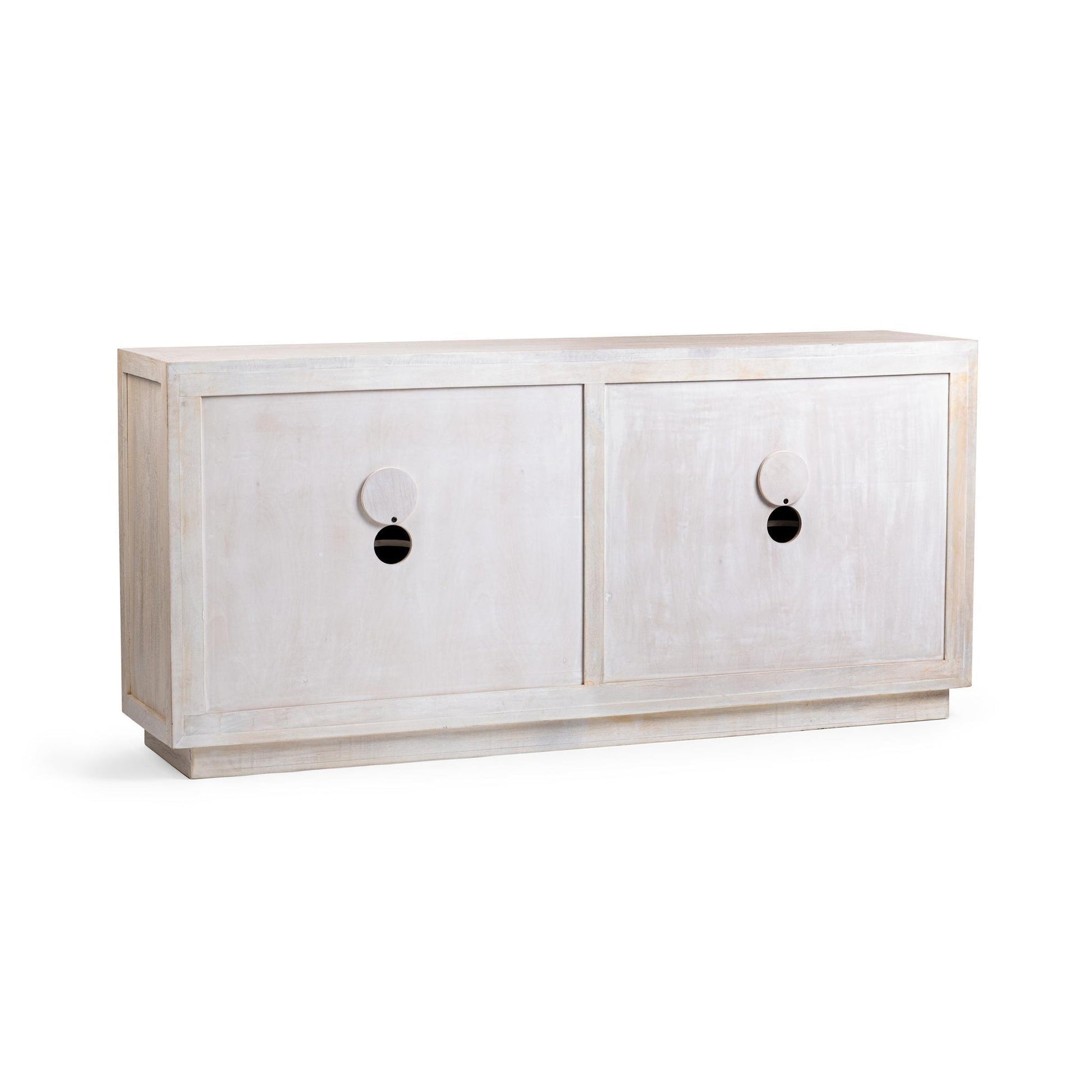 Cream Mango Wood Buffets & Cabinet Marvin Four-Door Buffet Collection