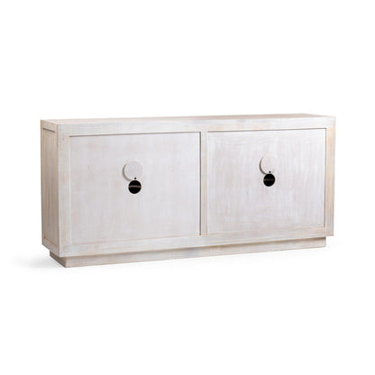 Cream Mango Wood Buffets & Cabinet Marvin Four-Door Buffet Collection