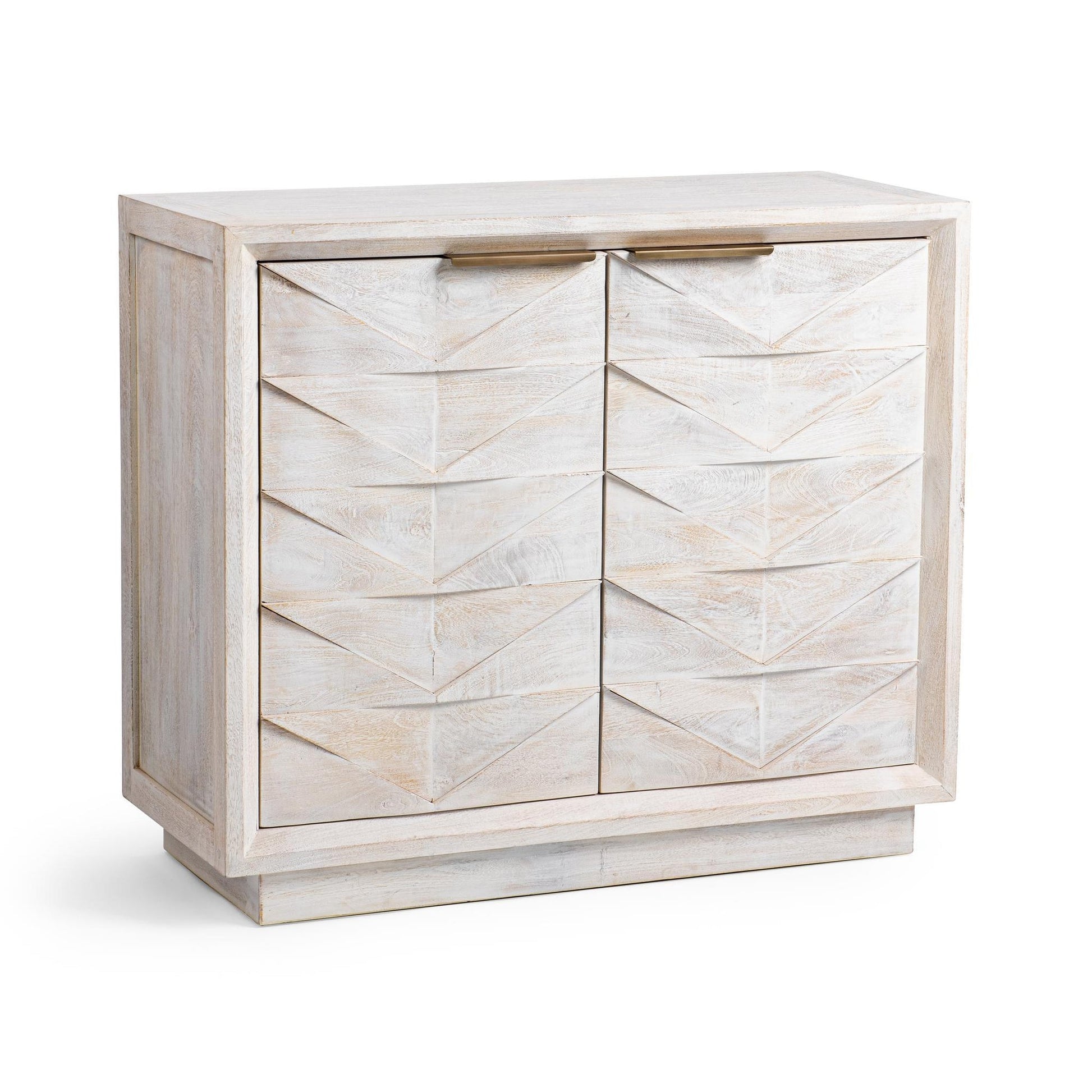 Cream Mango Wood Buffets & Cabinet Marvin Two-Door Buffet Collection