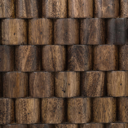 Bark Brown Mango Wood Buffets & Cabinet Norwood Two-Door Cabinet Collection