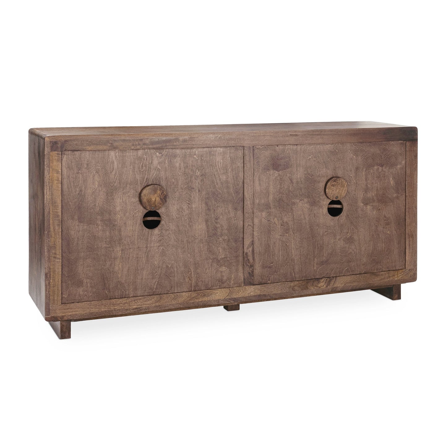 Kona Brown Mango Wood Buffets & Cabinet Albero Four-Door Buffet Collection