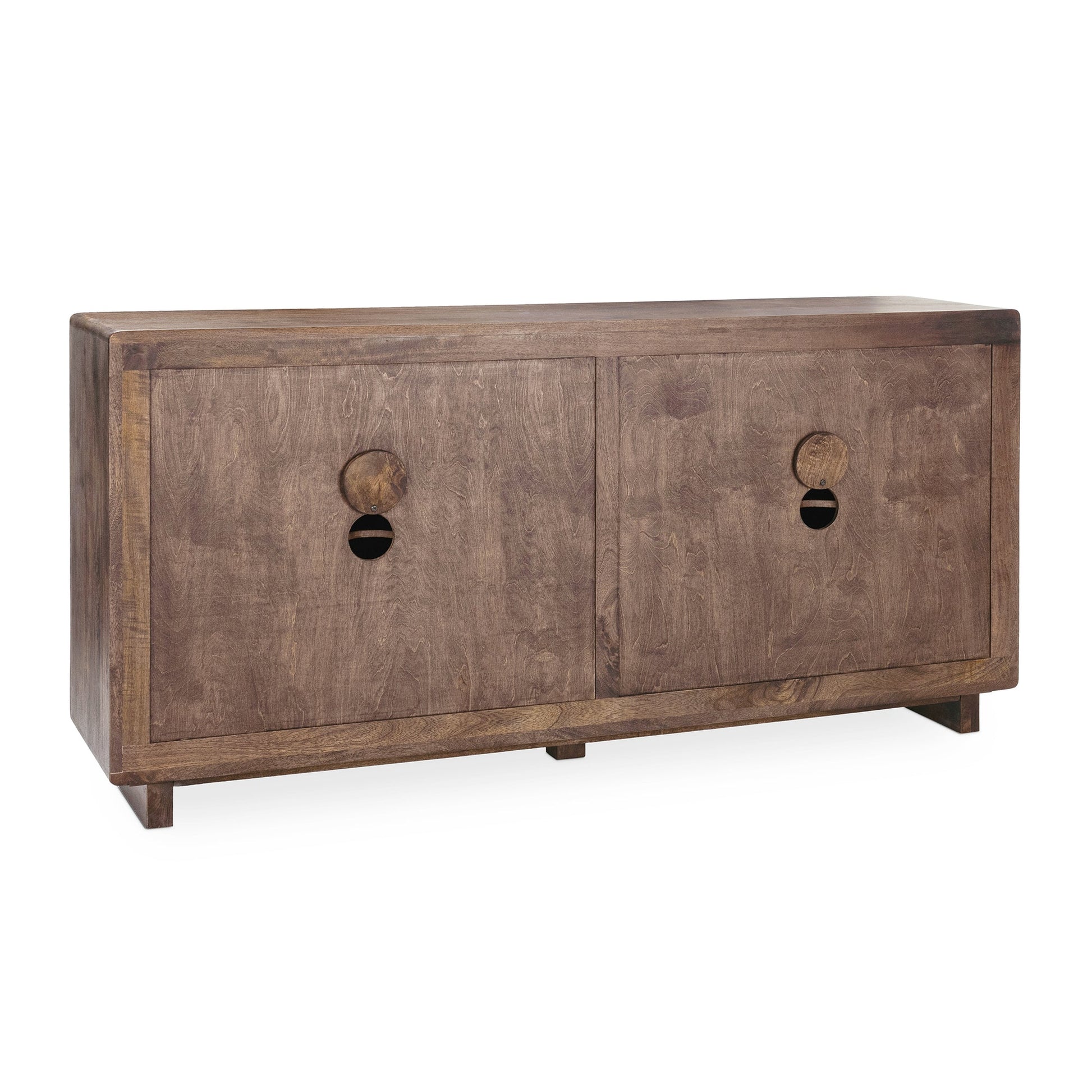 Kona Brown Mango Wood Buffets & Cabinet Albero Four-Door Buffet Collection