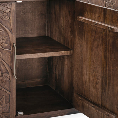 Kona Brown Mango Wood Buffets & Cabinet Albero Four-Door Buffet Collection