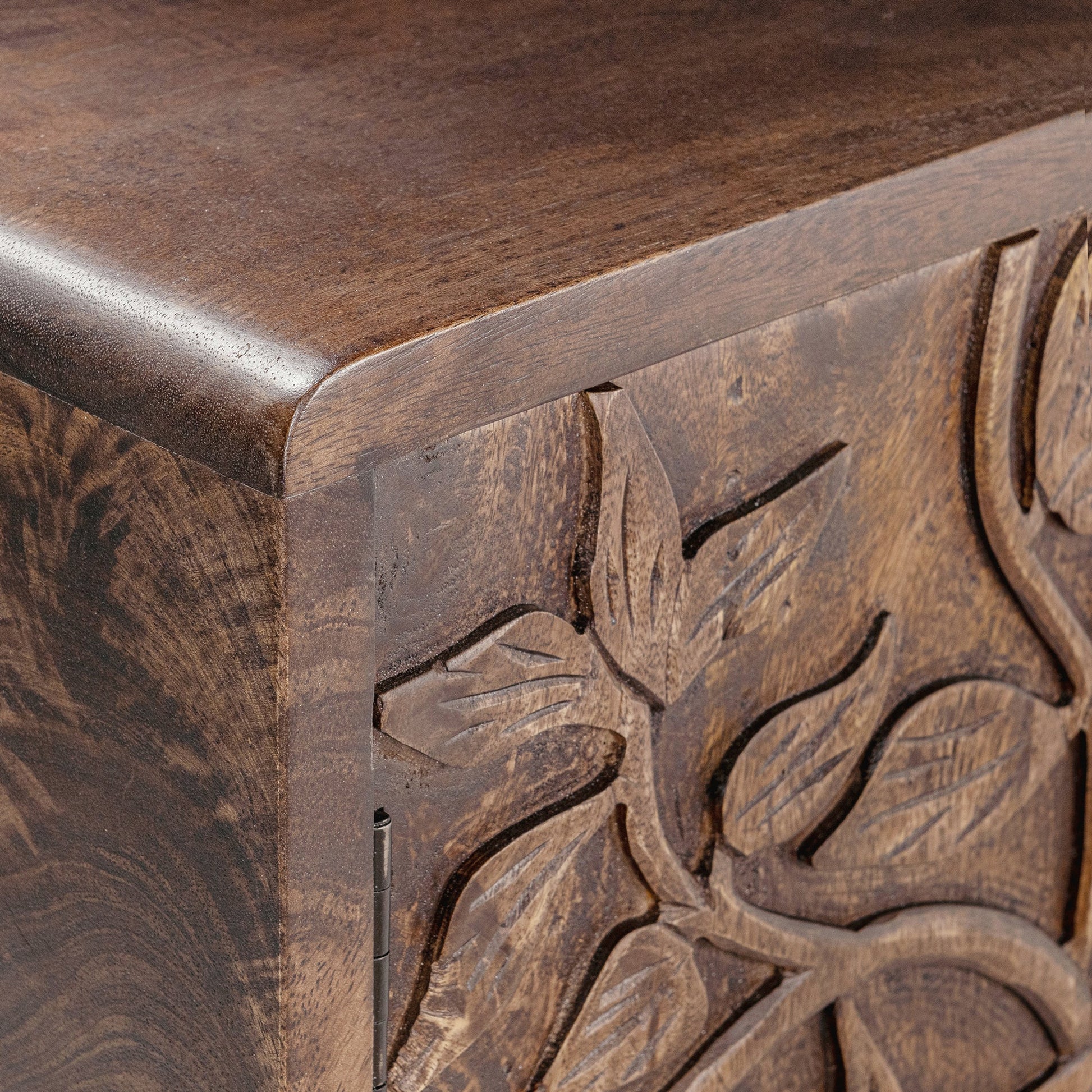 Kona Brown Mango Wood Buffets & Cabinet Albero Four-Door Buffet Collection