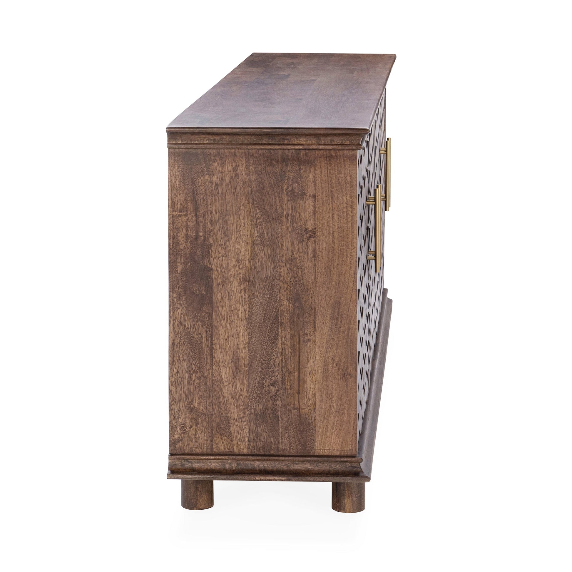 Kona Brown Mango Wood Buffets & Cabinet Shira Four-Door Buffet Collection
