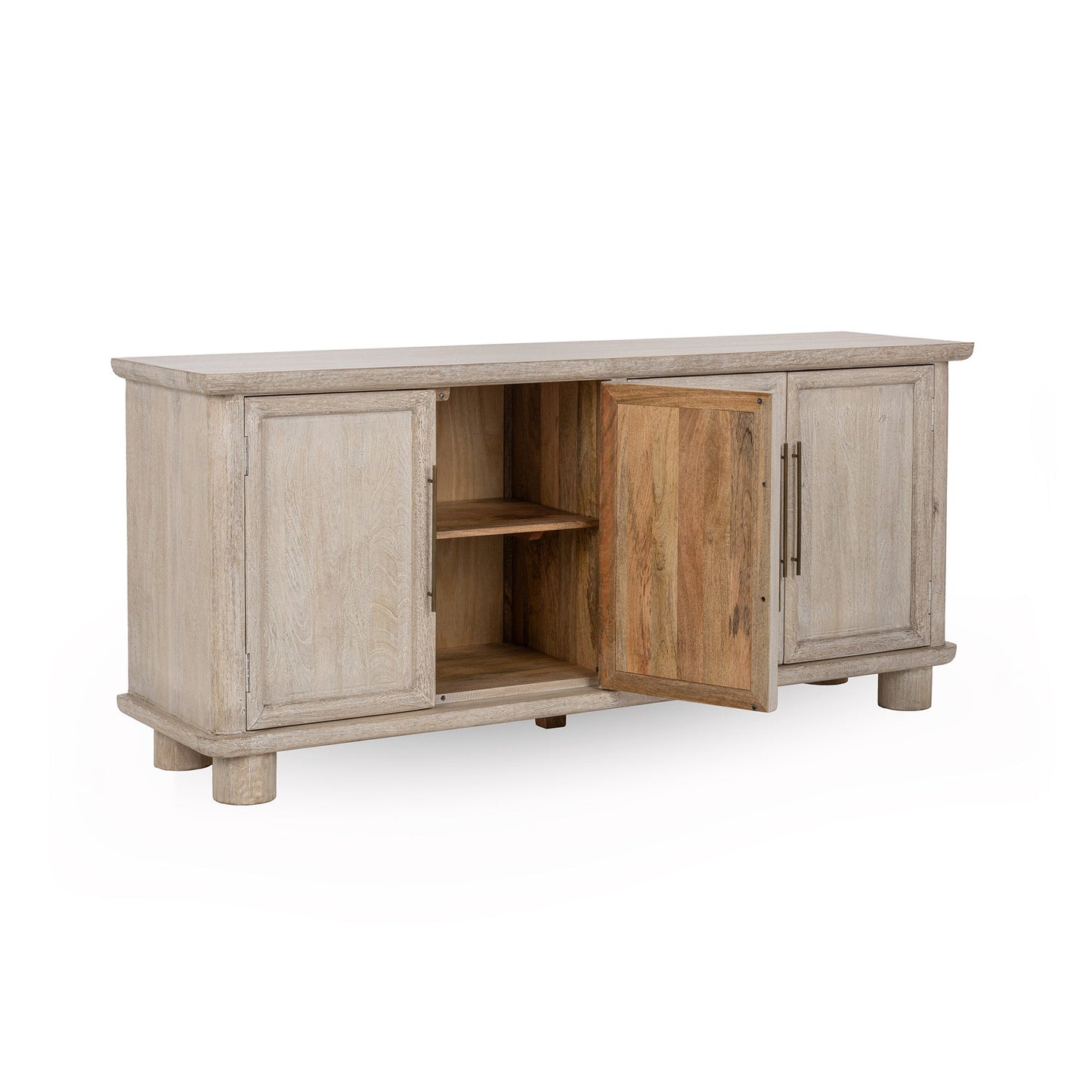 Mango Wood Buffets & Cabinet Beau 4Dr Buffet Collection