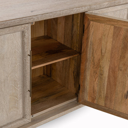 Mango Wood Buffets & Cabinet Beau 4Dr Buffet Collection