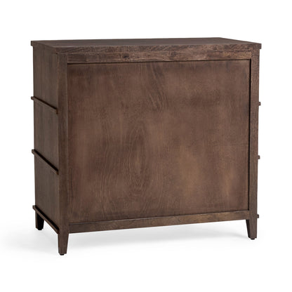 Auburn Walnut Mango Wood Chest Westlake Three-Drawer Chest Collection