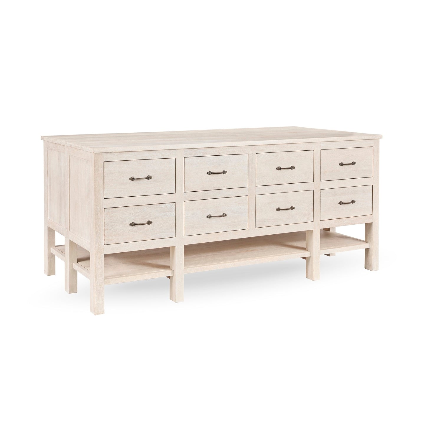 Creamwood Mango Wood Buffets & Cabinet Workstation Cabinet Collection