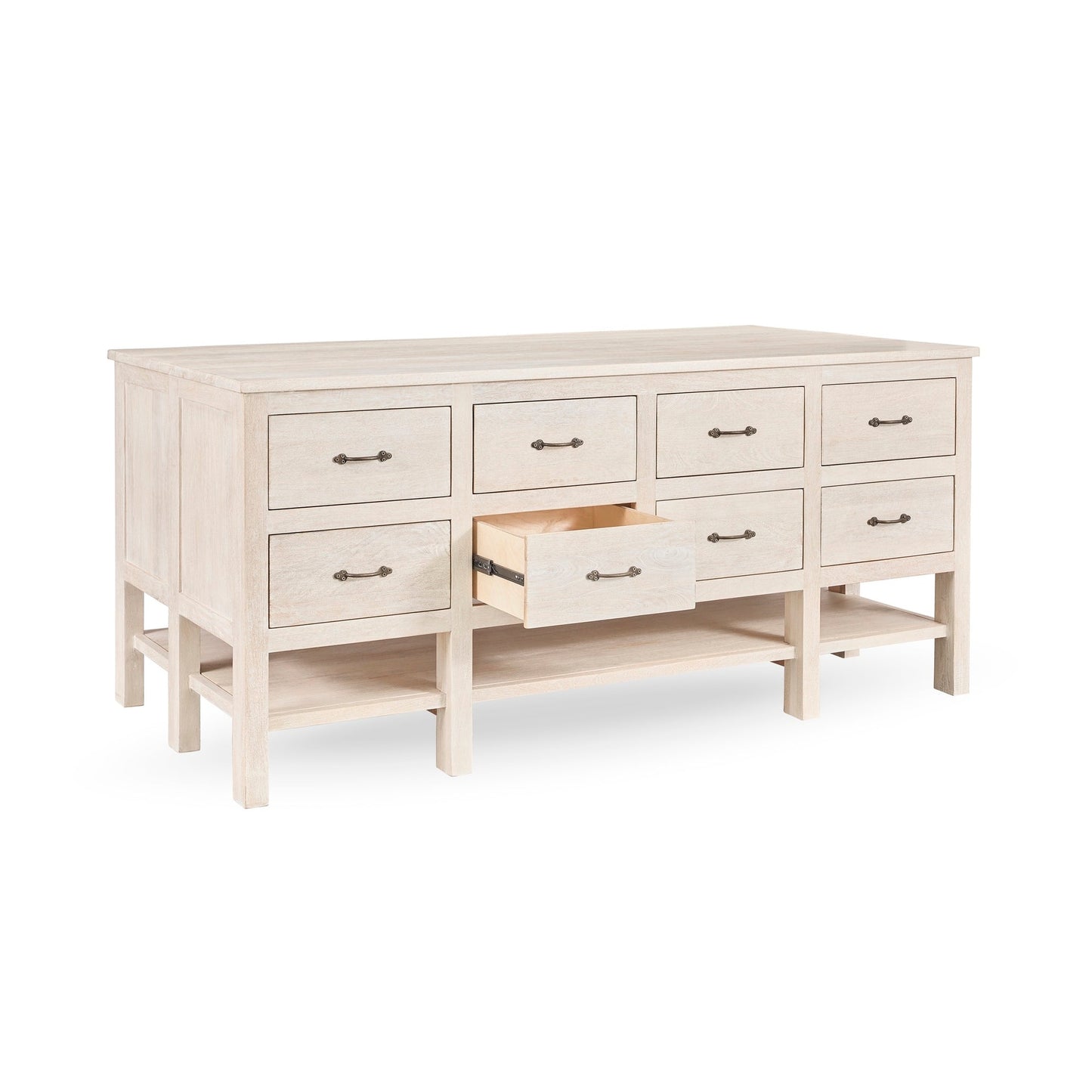 Creamwood Mango Wood Buffets & Cabinet Workstation Cabinet Collection