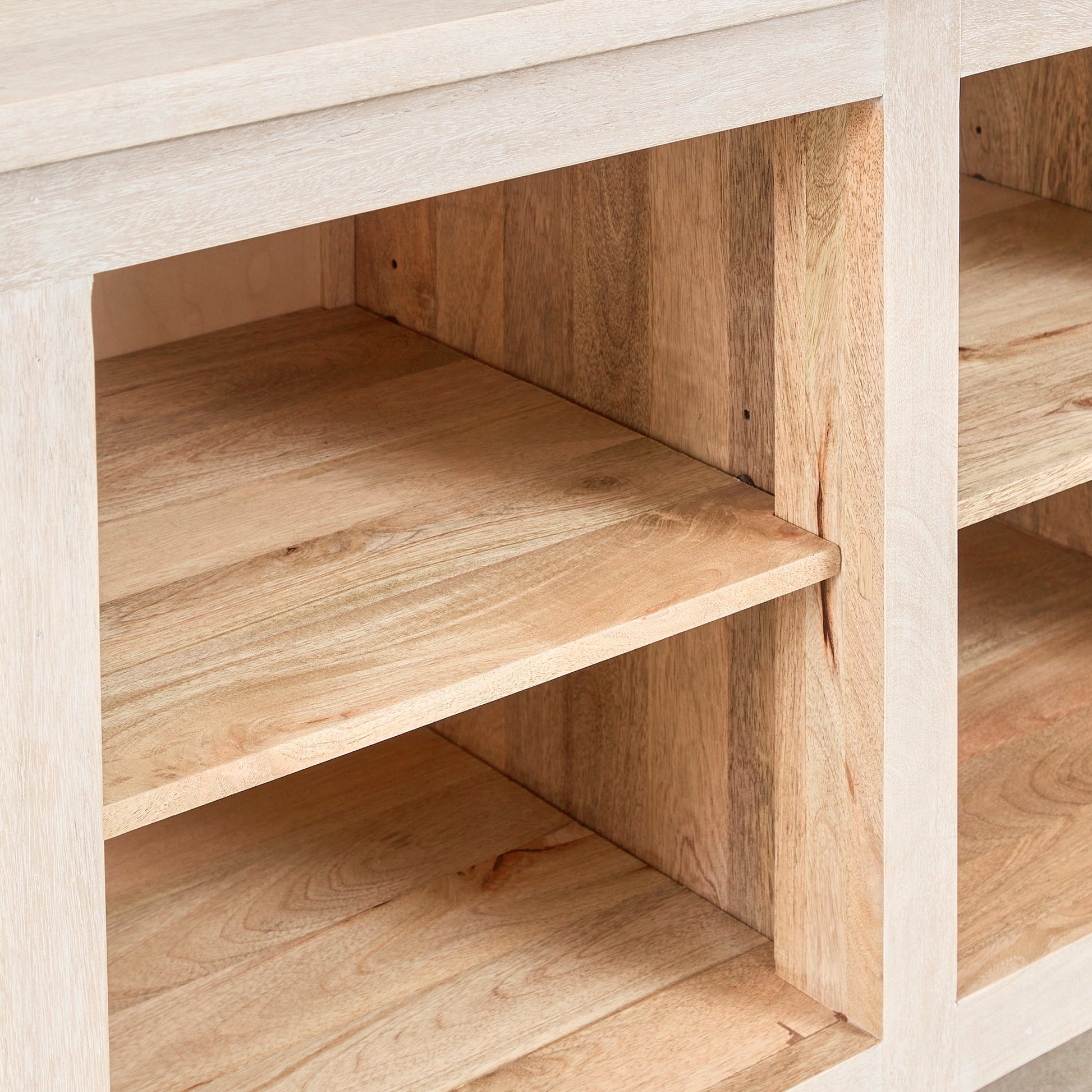 Creamwood Mango Wood Buffets & Cabinet Workstation Cabinet Collection