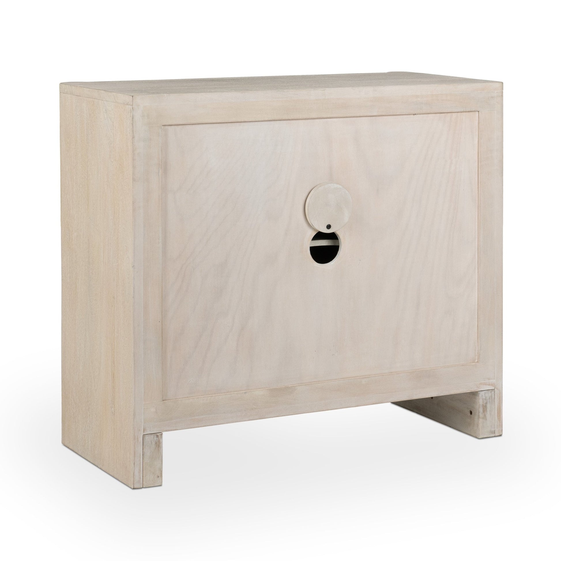 Cream Mango Wood Buffets & Cabinet Ledro Two-Door Cabinet Collection