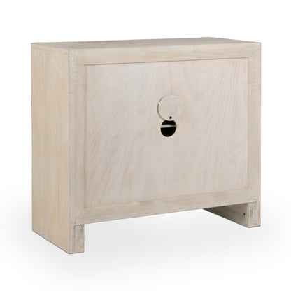 Cream Mango Wood Buffets & Cabinet Ledro Two-Door Cabinet Collection