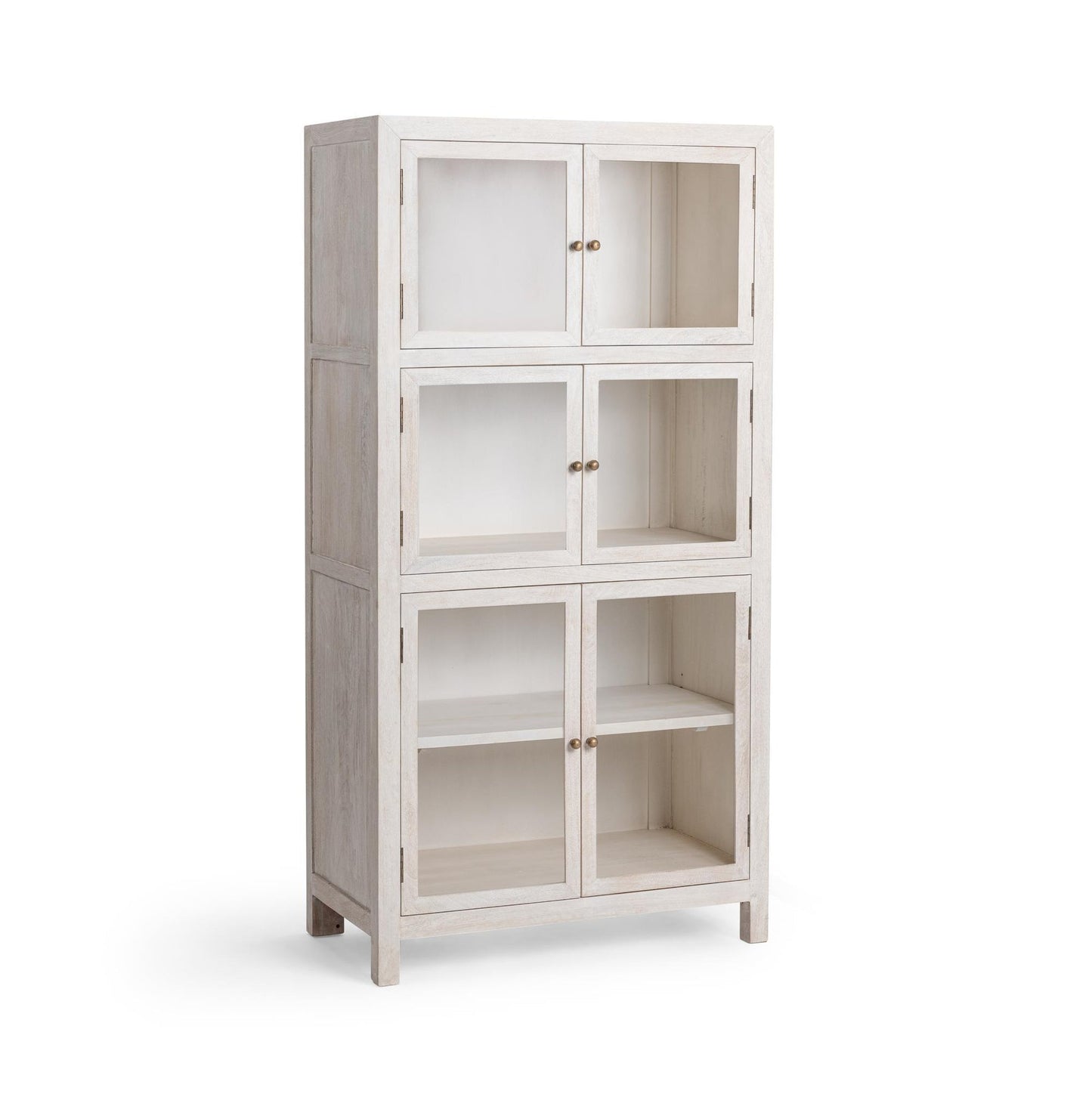 Hera Display Cabinet Creamwood