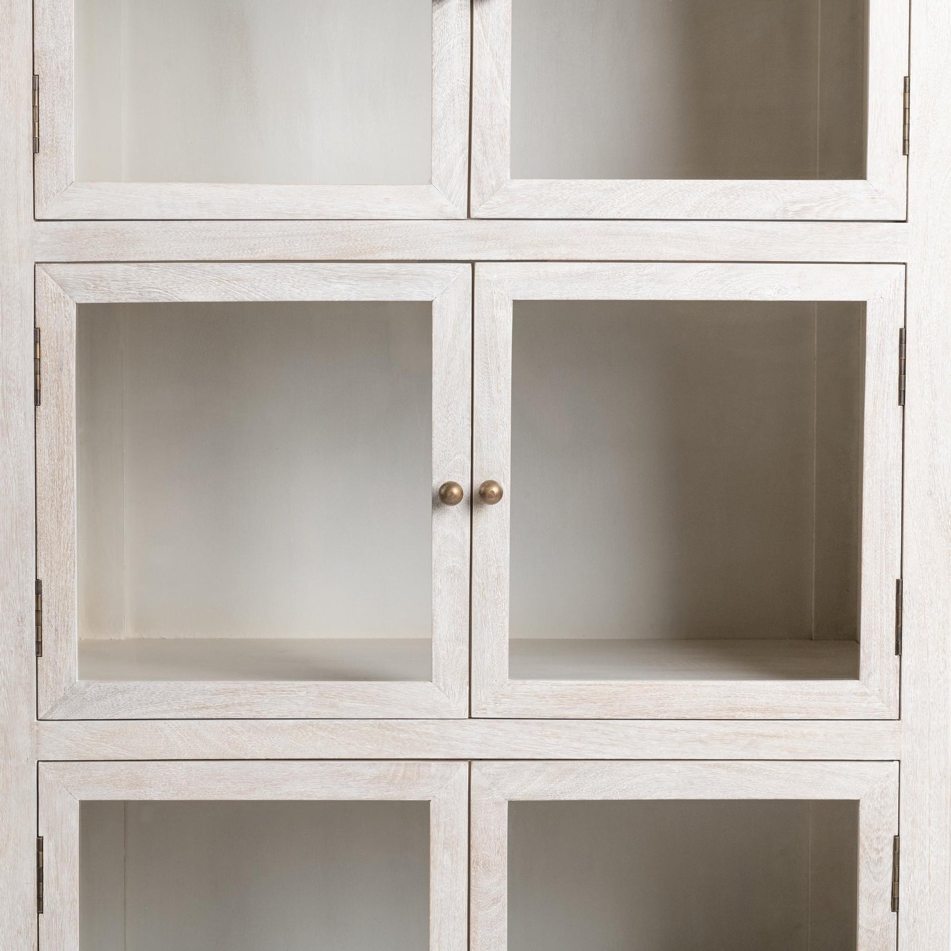 Hera Display Cabinet Creamwood