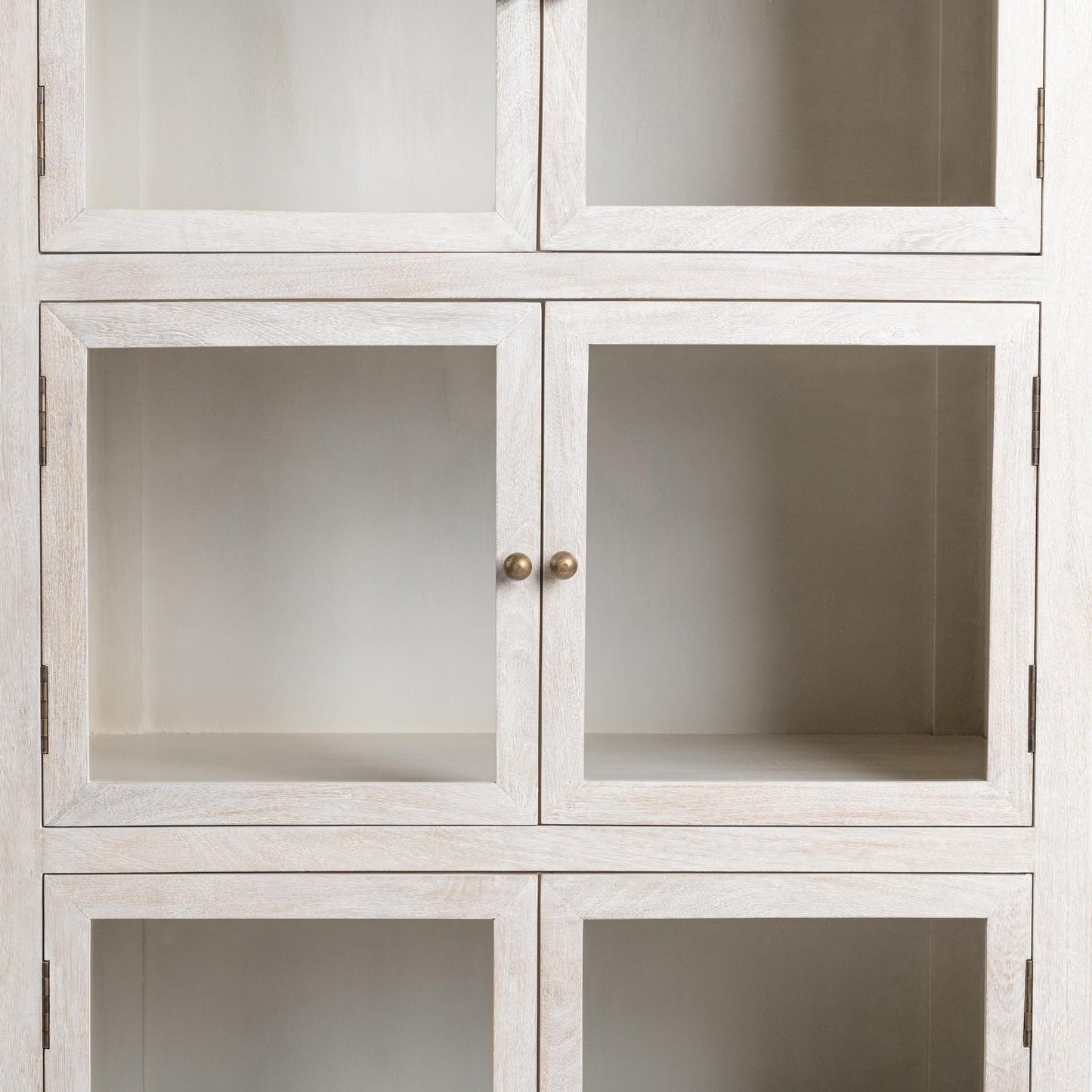 Hera Display Cabinet Creamwood