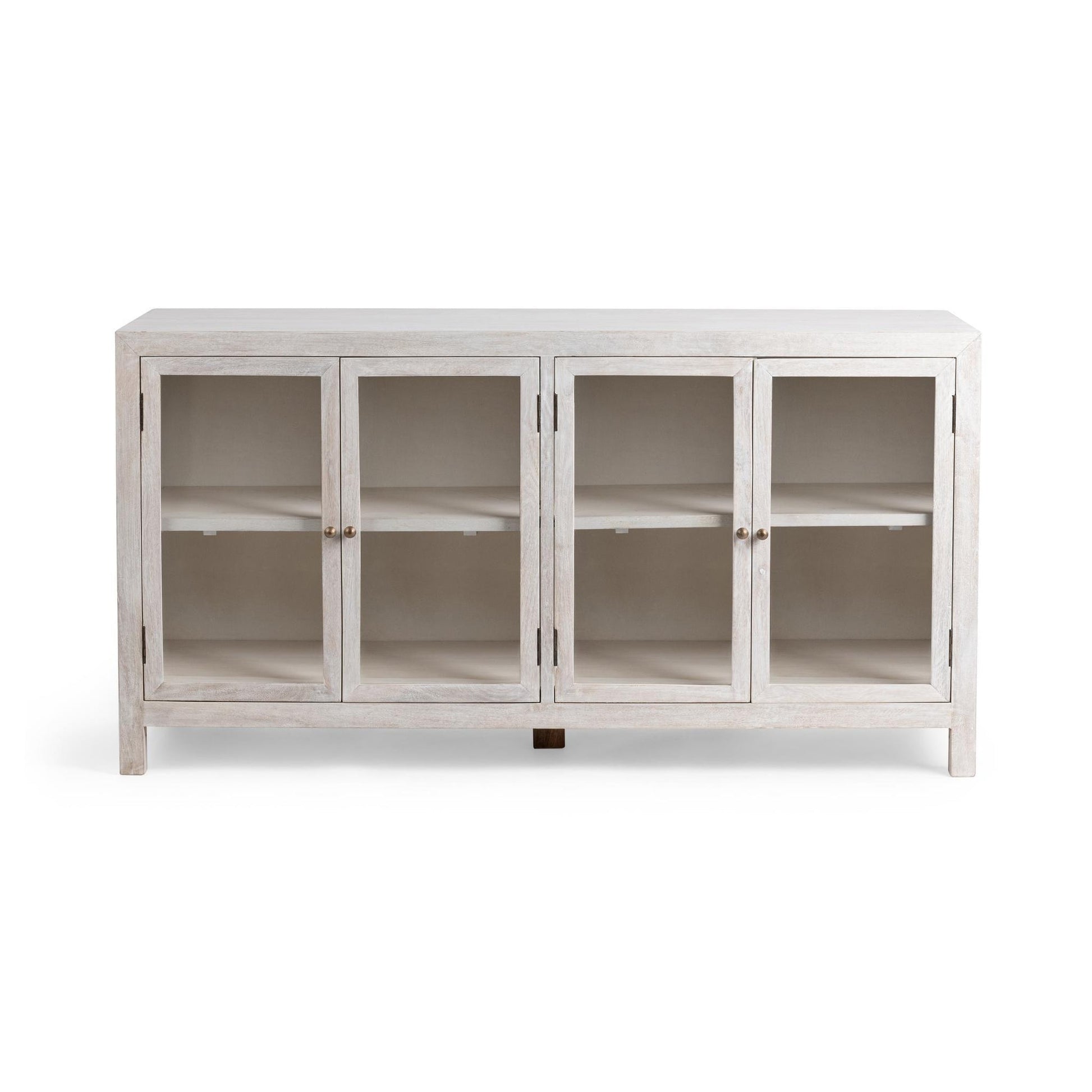 Creamwood Mango Wood Buffets & Cabinet Hera Four-Door Buffet Collection