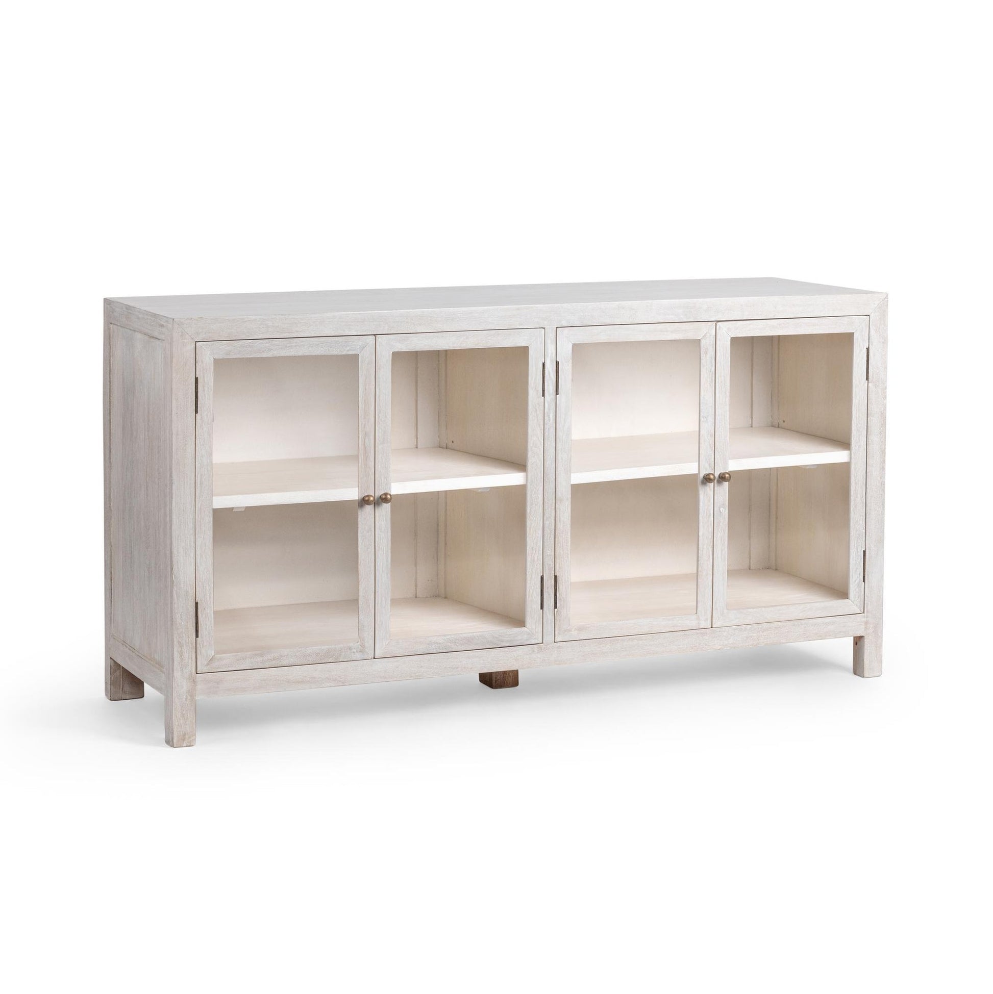 Creamwood Mango Wood Buffets & Cabinet Hera Four-Door Buffet Collection