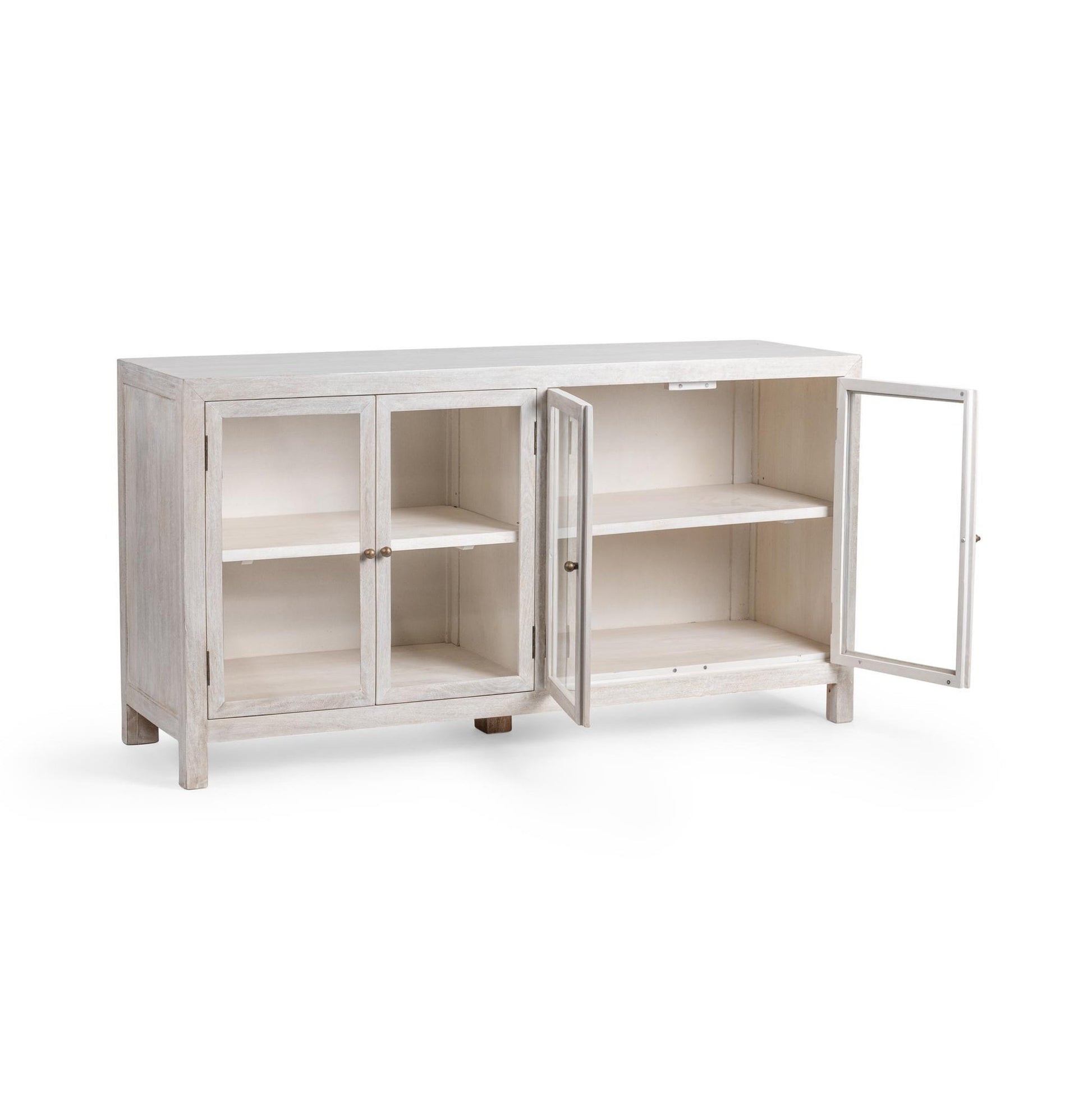 Creamwood Mango Wood Buffets & Cabinet Hera Four-Door Buffet Collection
