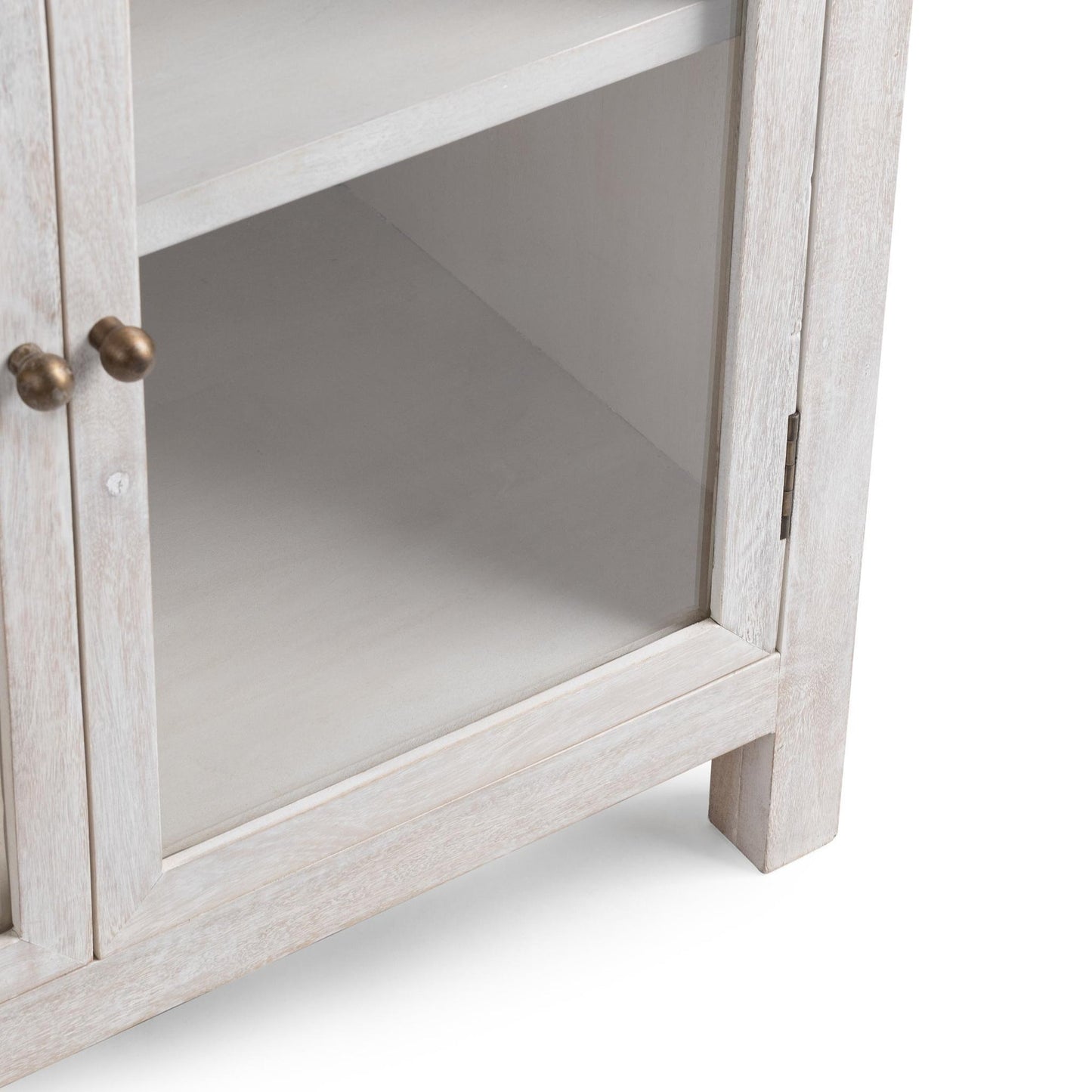 Creamwood Mango Wood Buffets & Cabinet Hera Four-Door Buffet Collection