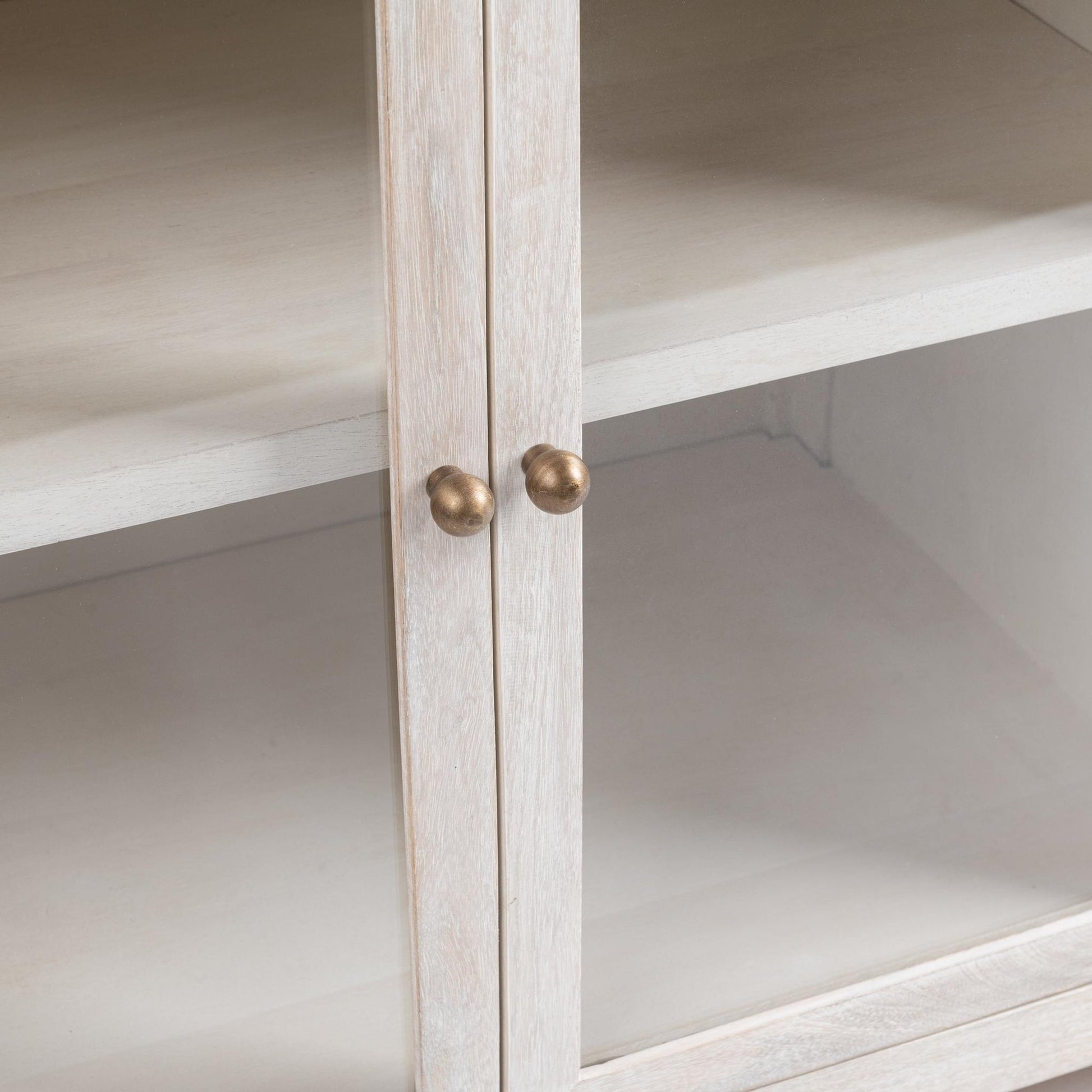 Creamwood Mango Wood Buffets & Cabinet Hera Four-Door Buffet Collection