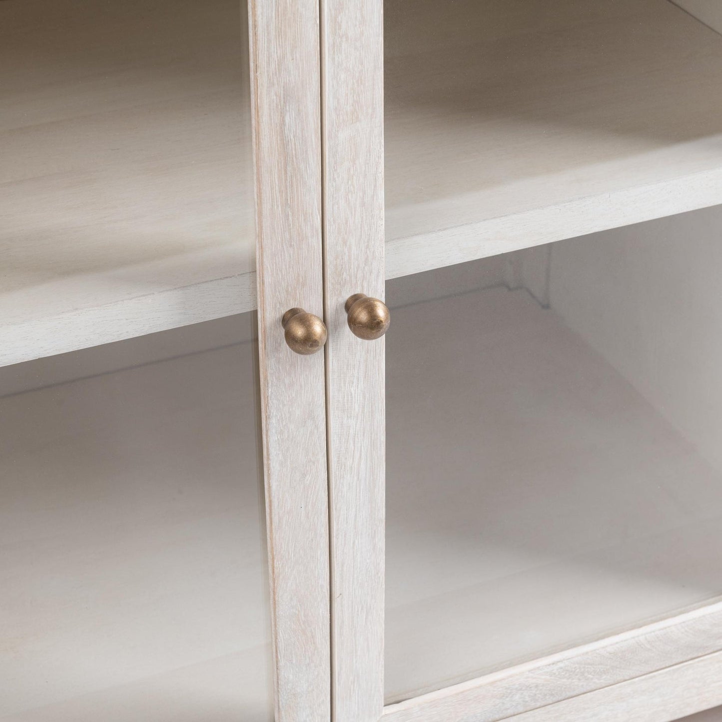 Creamwood Mango Wood Buffets & Cabinet Hera Four-Door Buffet Collection