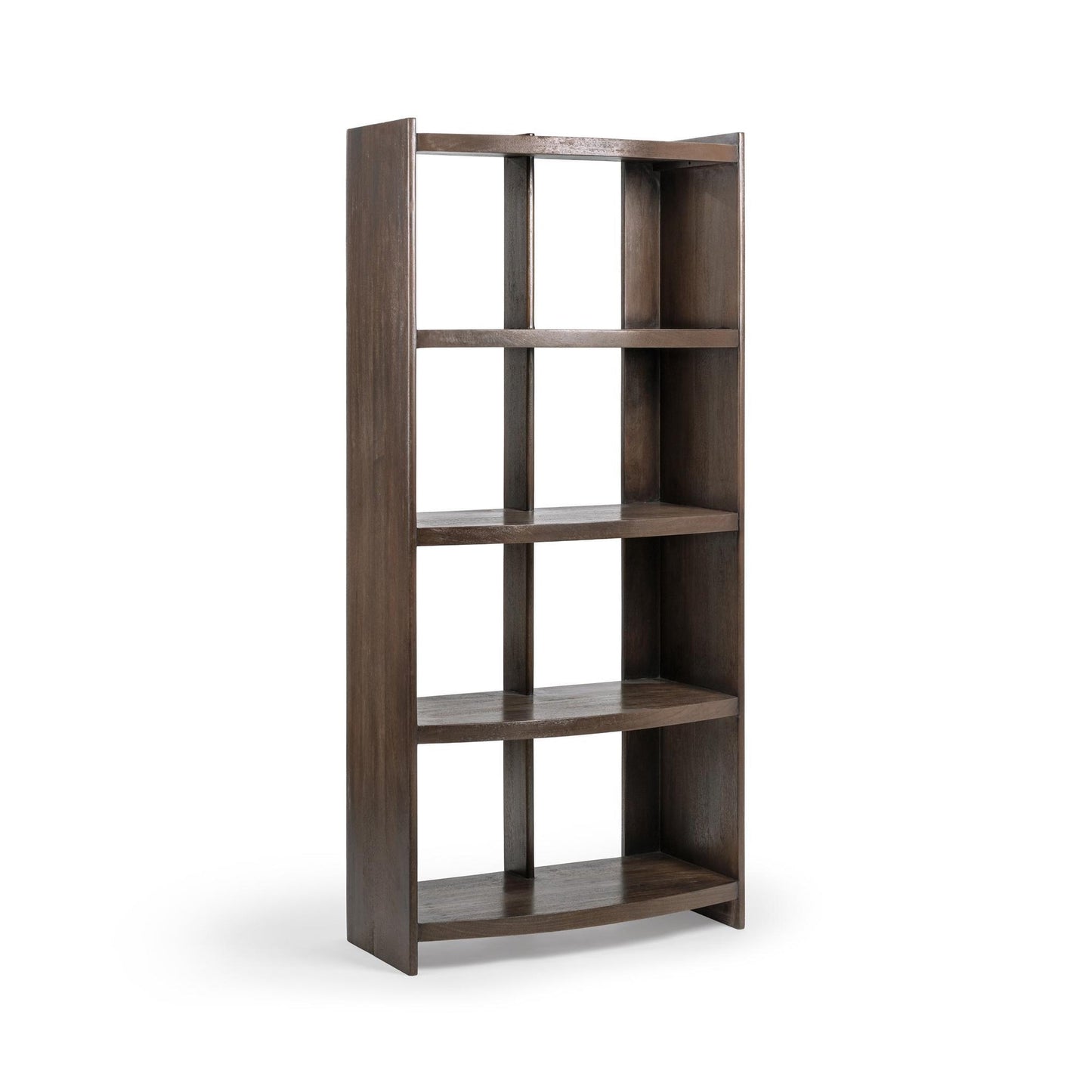 Cocoa Brown Mango Wood Bookcase Kyra Bookshelf Collection