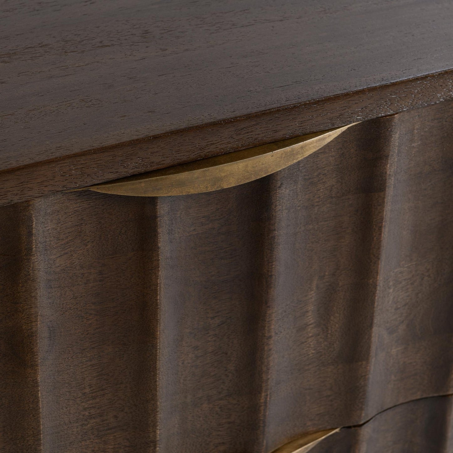 Cocoa Brown Mango Wood Dresser Baylee Six-Drawer Dresser Collection