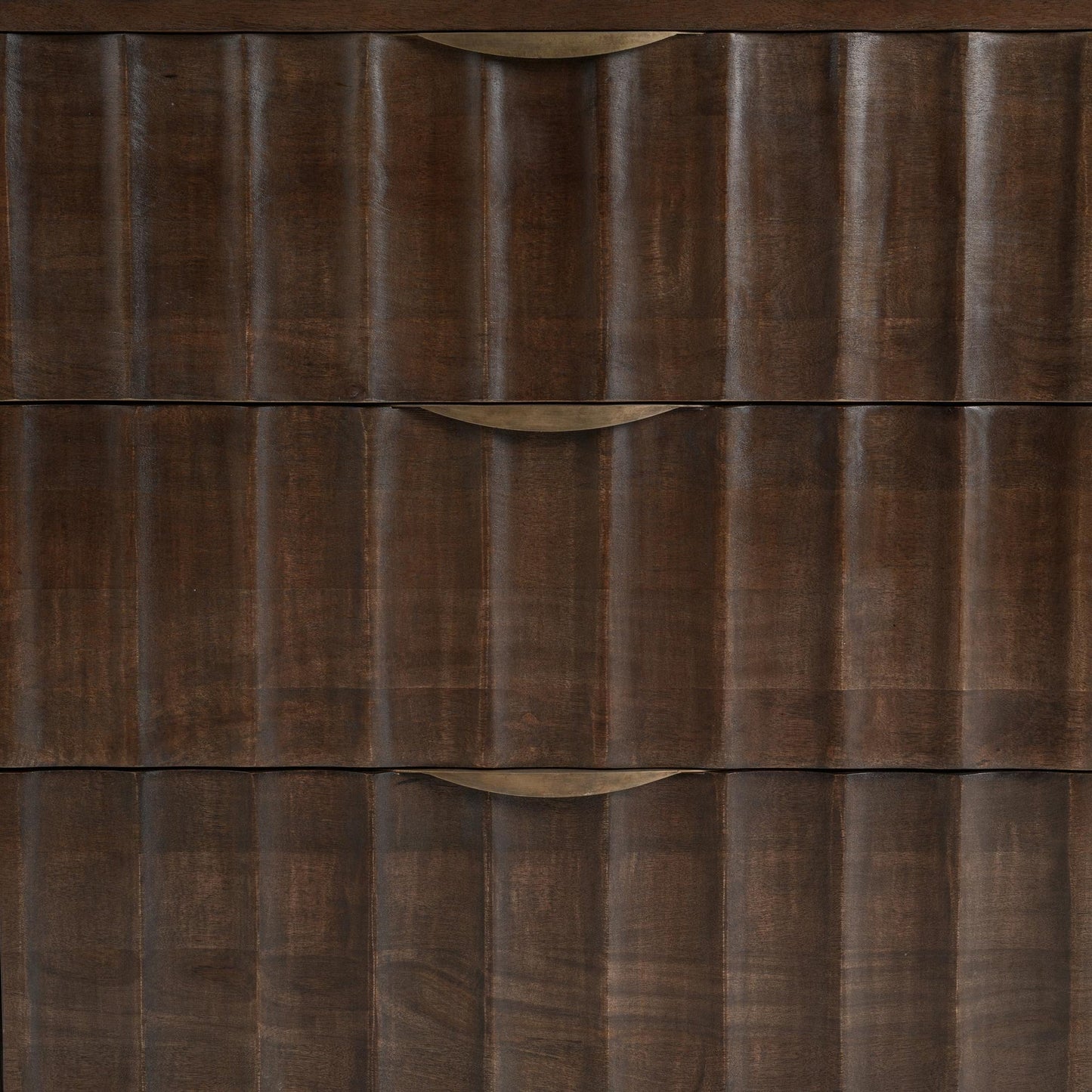 Cocoa Brown Mango Wood Dresser Baylee Six-Drawer Dresser Collection