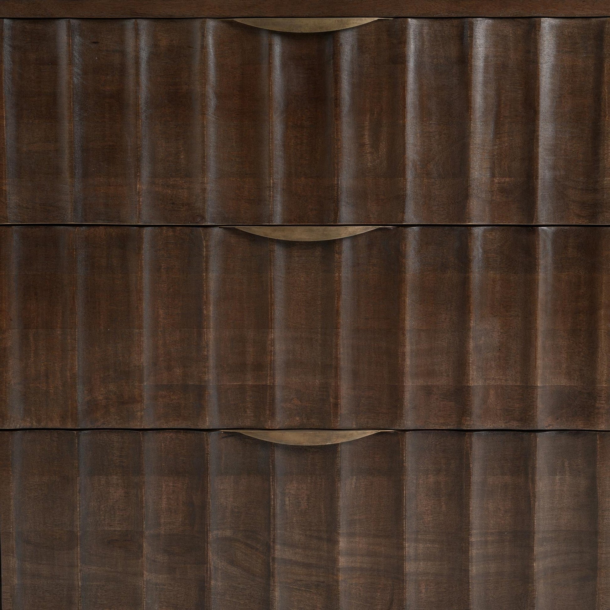 Cocoa Brown Mango Wood Dresser Baylee Six-Drawer Dresser Collection