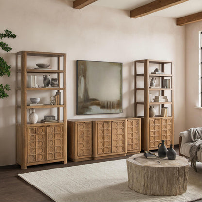 Cleveland Bookcase Sandy Taupe
