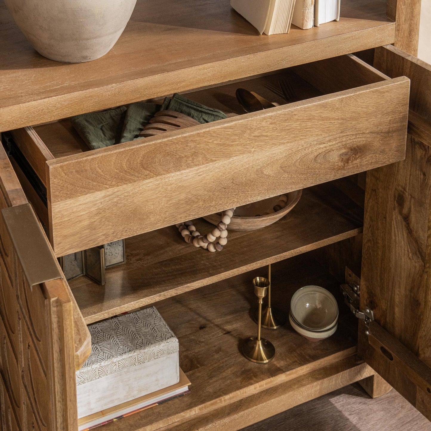 Cleveland Bookcase Sandy Taupe