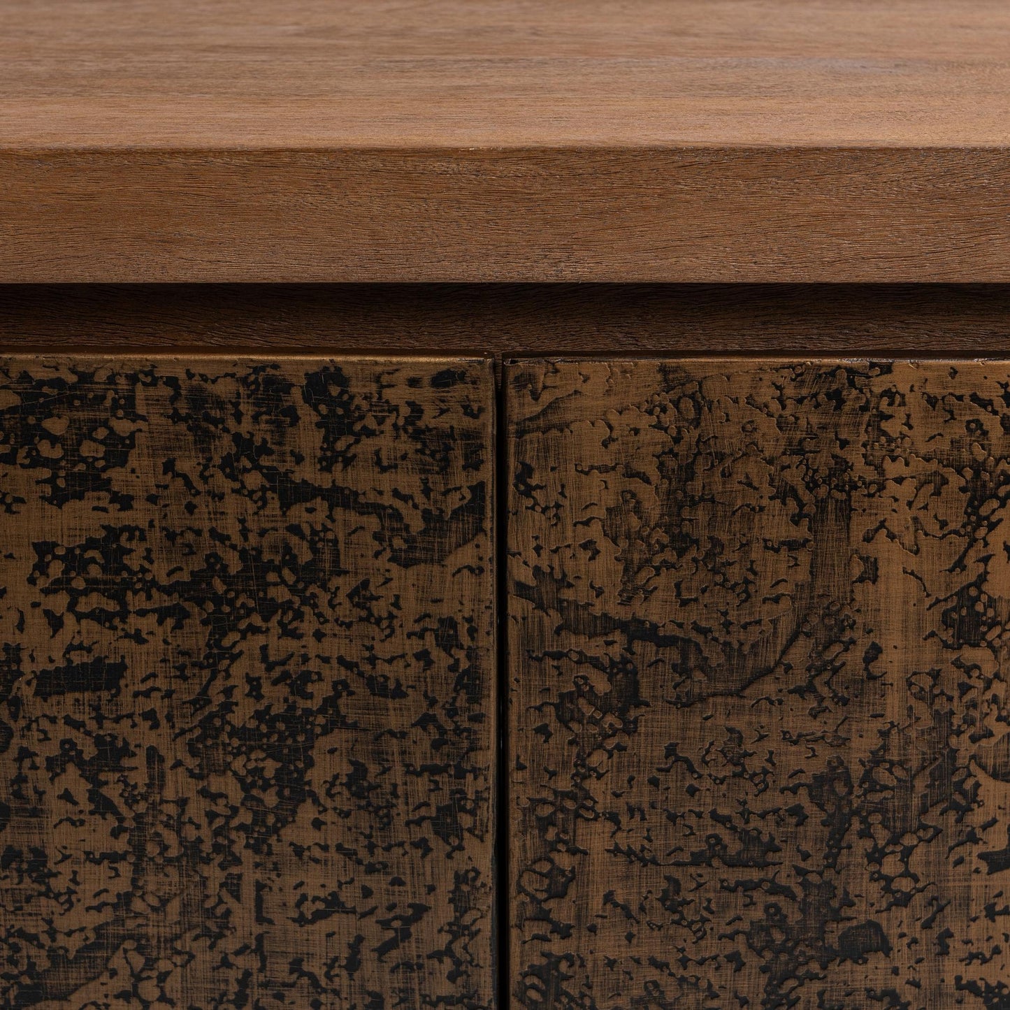 Toasted Chestnut Mango Wood Buffets & Cabinet Glendale Four-Door Buffet Collection