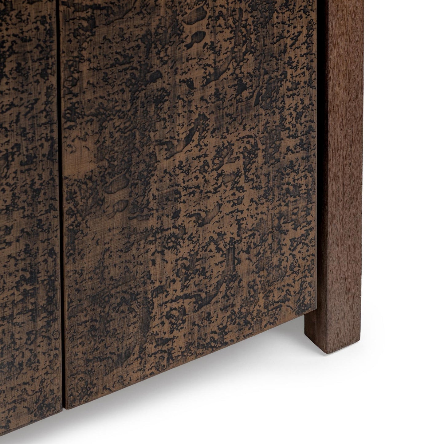 Toasted Chestnut Mango Wood Buffets & Cabinet Glendale Four-Door Buffet Collection