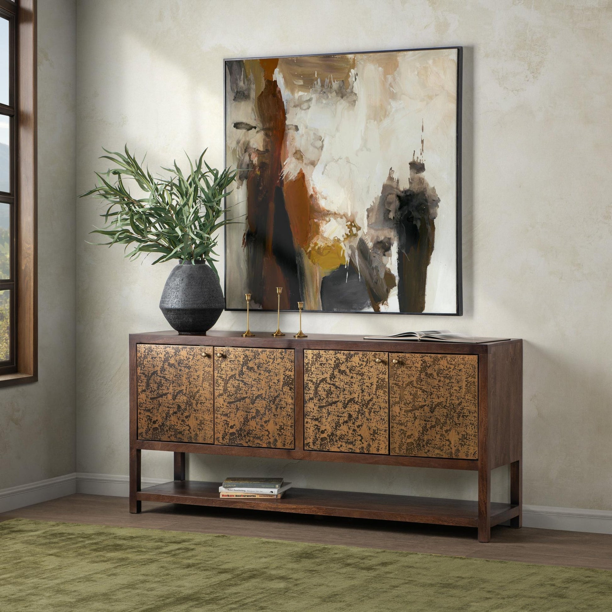 Mango Wood Buffets & Cabinet Avara 4Dr Cabinet - Collection