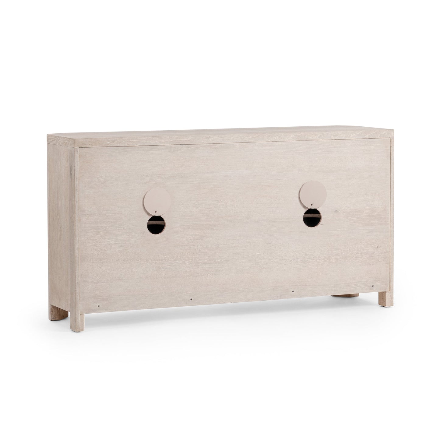 Vanilla Grove Oak Veneer Buffets & Cabinet Elina Four-Door Cabinet Collection
